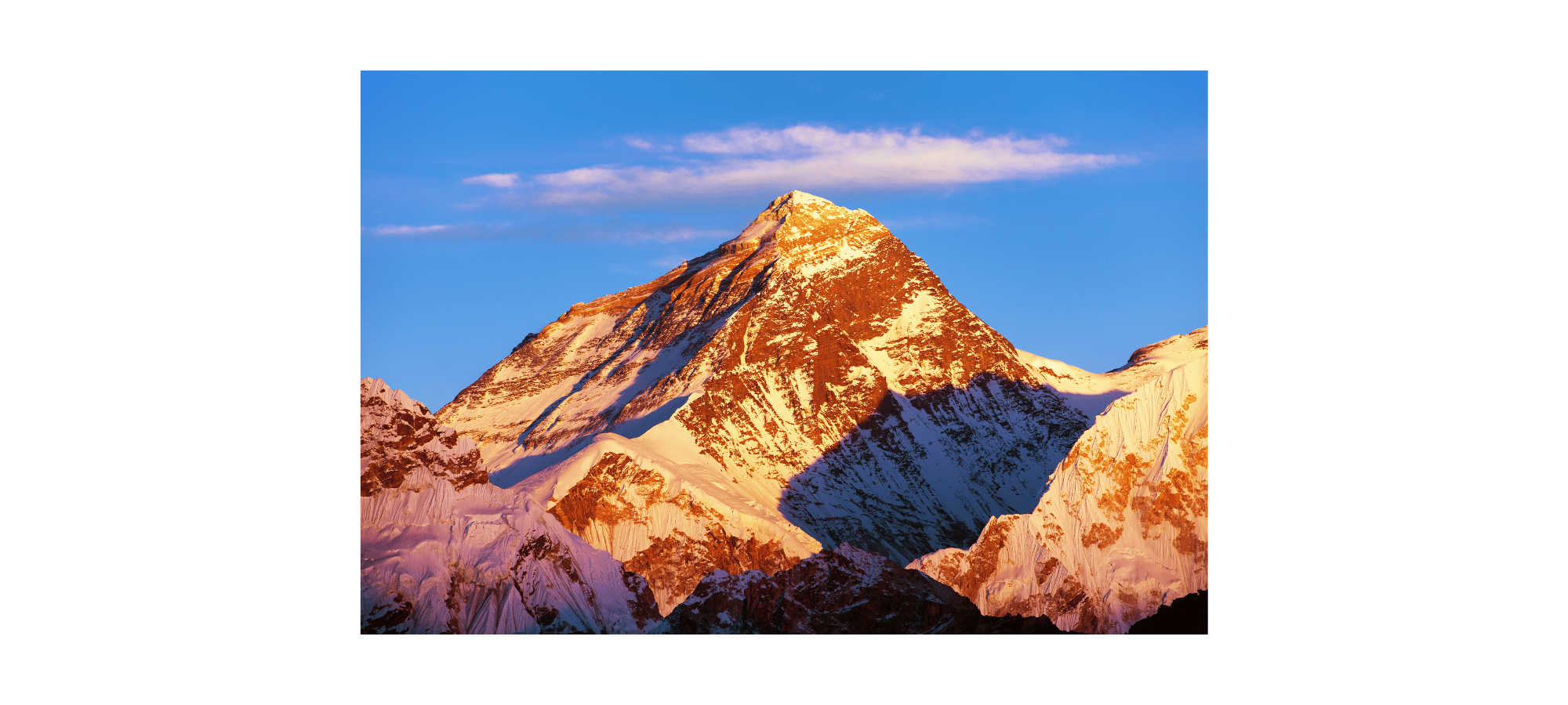Mountain Flight View Mt Everest 8848m